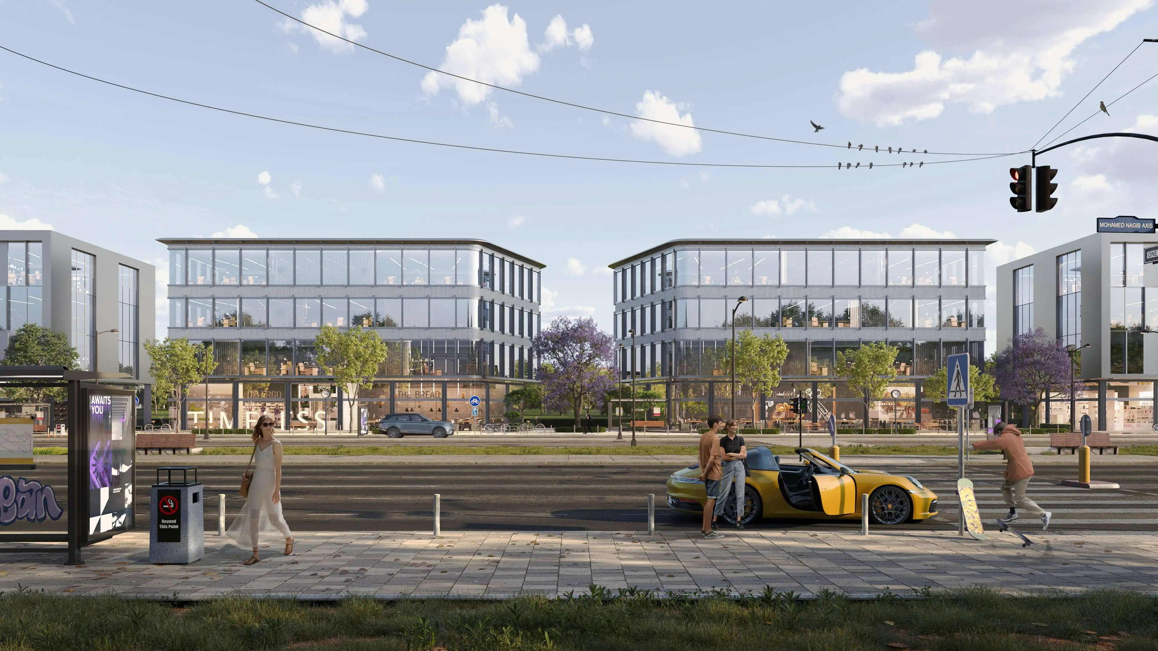 مكتب إداري 60 متر في تي هب مول